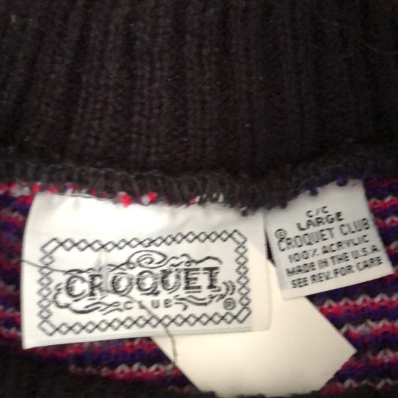 Vintage Croquet Club Sweater - Picture 3 of 4